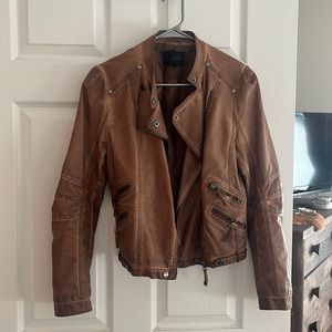 Faux Leather Jacket